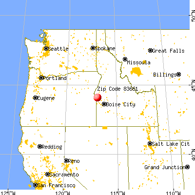 Payette, ID (83661) map from a distance