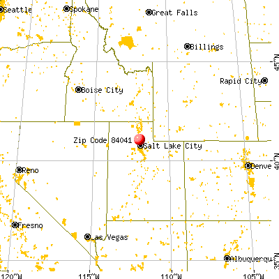 Layton, UT (84041) map from a distance