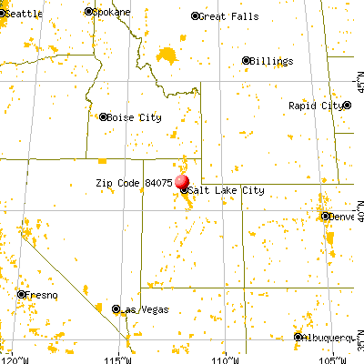 Syracuse, UT (84075) map from a distance