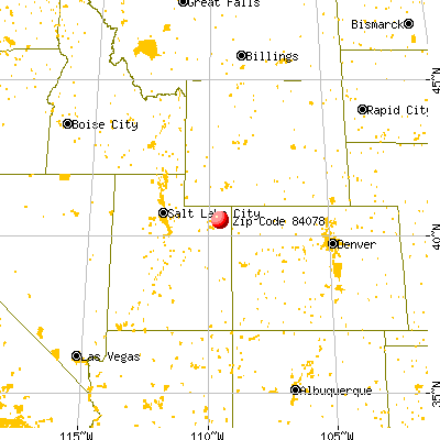 Naples, UT (84078) map from a distance