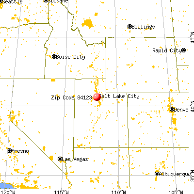 Taylorsville, UT (84123) map from a distance