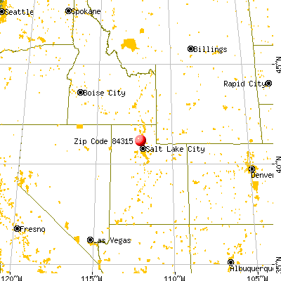 Hooper, UT (84315) map from a distance