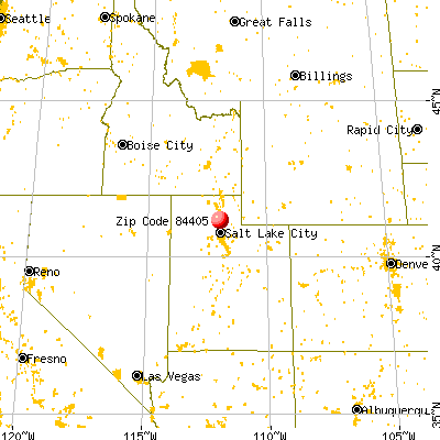 South Weber, UT (84405) map from a distance