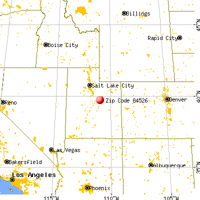 Spring Glen, UT (84526) map from a distance