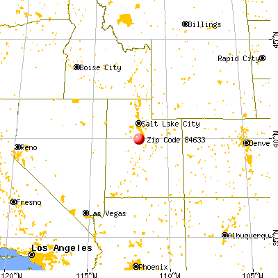 Elberta, UT (84633) map from a distance