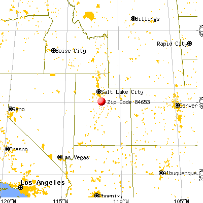 Salem, UT (84653) map from a distance