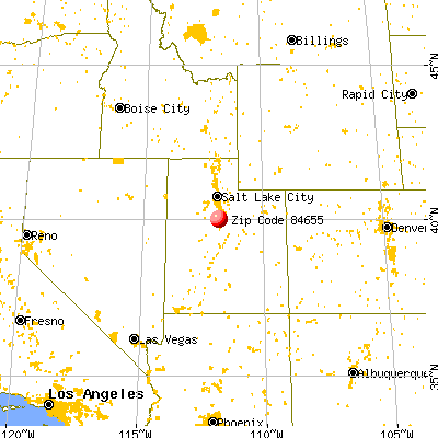 Genola, UT (84655) map from a distance