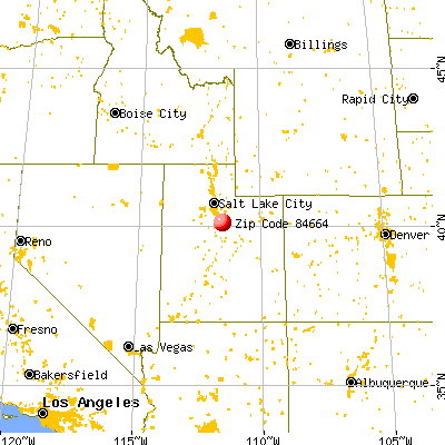 Mapleton, UT (84664) map from a distance