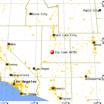 Marysvale, UT (84750) map from a distance