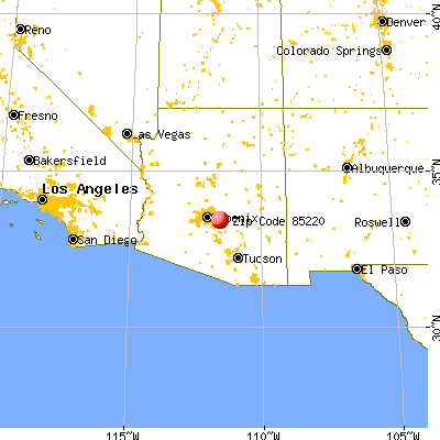 85220 map from a distance