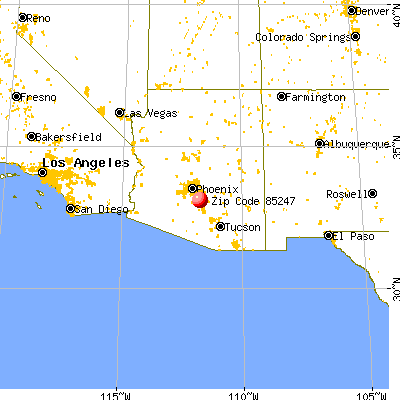85247 map from a distance