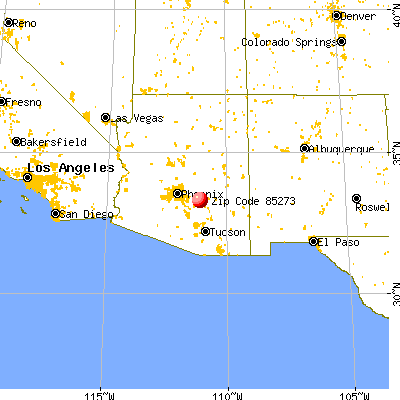 Superior, AZ (85273) map from a distance