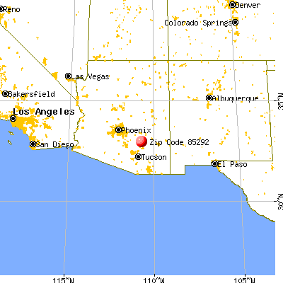 Winkelman, AZ (85292) map from a distance