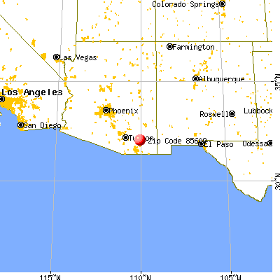 85609 map from a distance