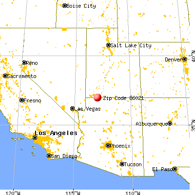 Colorado City, AZ (86021) map from a distance