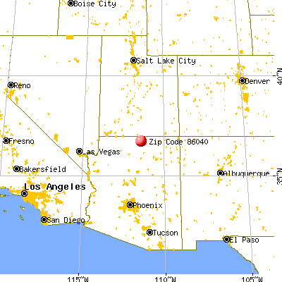 Lechee, AZ (86040) map from a distance