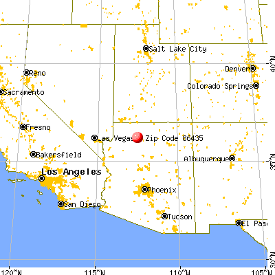 Supai, AZ (86435) map from a distance