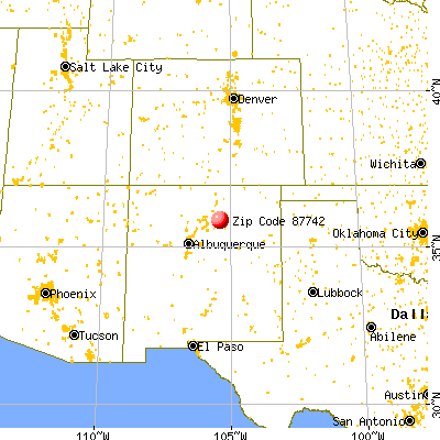 87742 map from a distance
