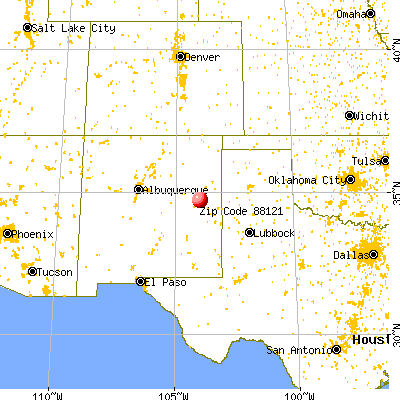 House, NM (88121) map from a distance