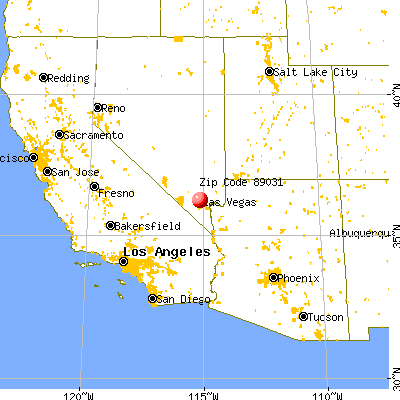 north las vegas zip code map. North Las Vegas, NV (89031)
