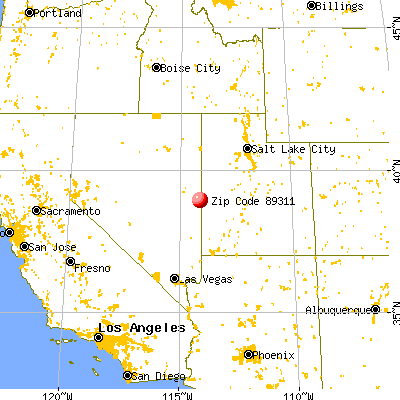 Baker, NV (89311) map from a distance