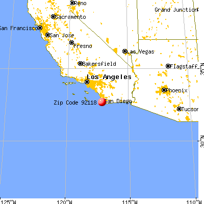Coronado, CA (92118) map from a distance