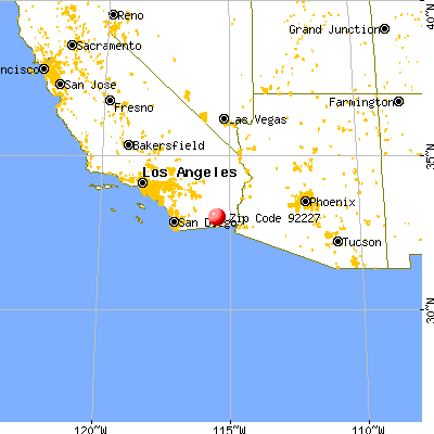 Brawley, CA (92227) map from a distance
