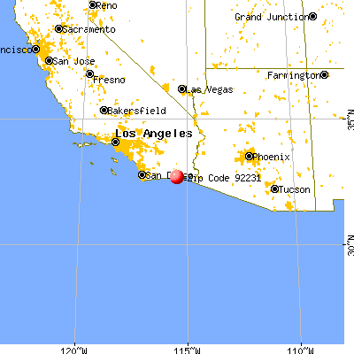 Calexico, CA (92231) map from a distance