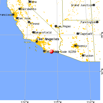 Ocotillo, CA (92259) map from a distance