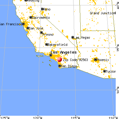Murrieta, CA (92563) map from a distance