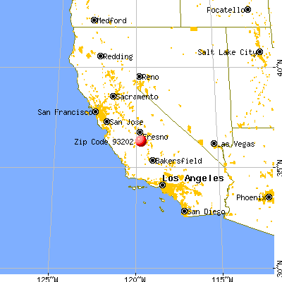 Armona, CA (93202) map from a distance