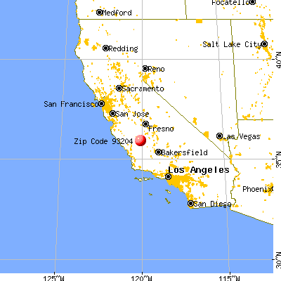 Avenal, CA (93204) map from a distance