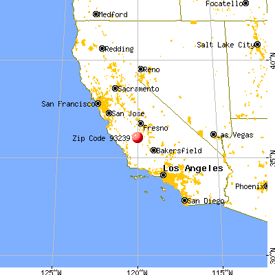 Avenal, CA (93239) map from a distance