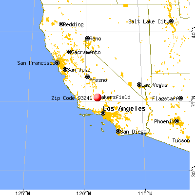 Lamont, CA (93241) map from a distance