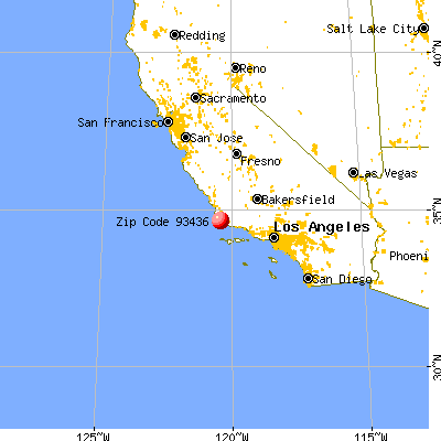 Lompoc, CA (93436) map from a distance