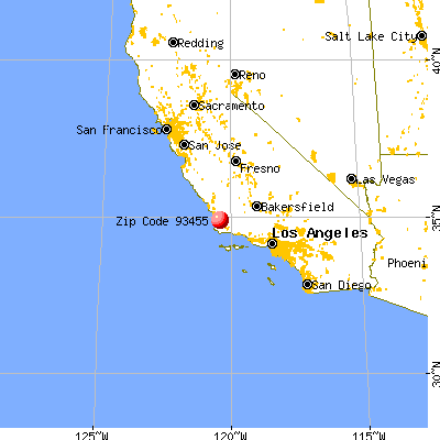Orcutt, CA (93455) map from a distance
