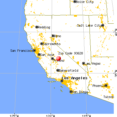 93628 map from a distance