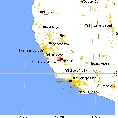 Kerman, CA (93630) map from a distance