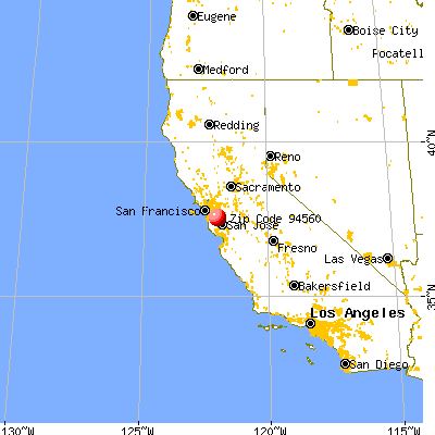 Newark, CA (94560) map from a distance