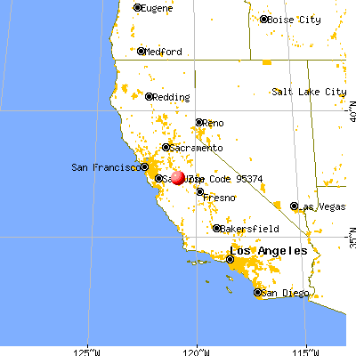 Stevinson, CA (95374) map from a distance
