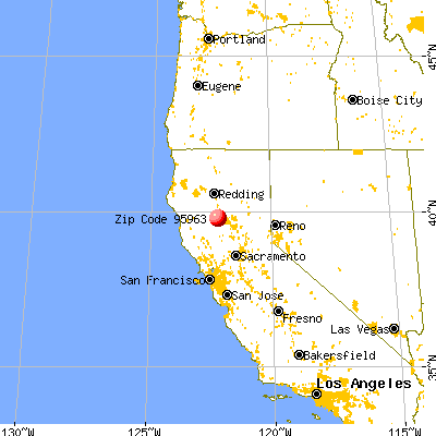 map crescent city ca closest airport near