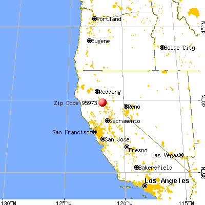 Cohasset, CA (95973) map from a distance