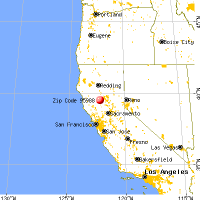 Willows, CA (95988) map from a distance