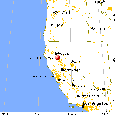 Proberta, CA (96035) map from a distance