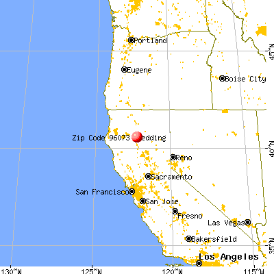 Palo Cedro, CA (96073) map from a distance
