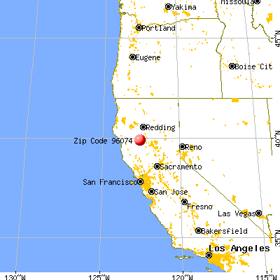 Paskenta, CA (96074) map from a distance