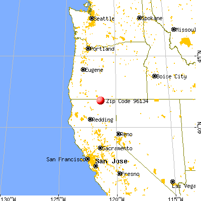 Newell, CA (96134) map from a distance