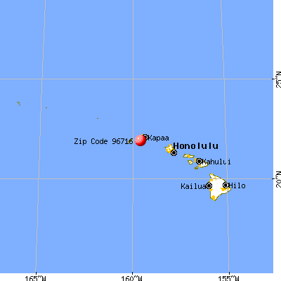 Hanapepe, HI (96716) map from a distance