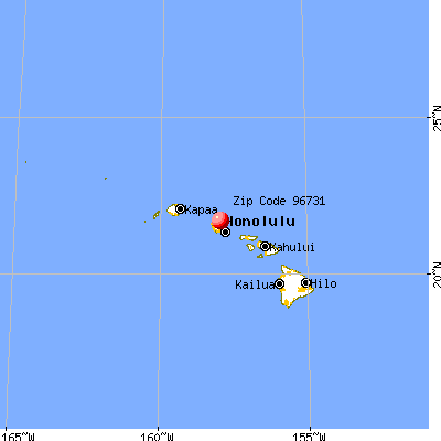 Kahuku, HI (96731) map from a distance