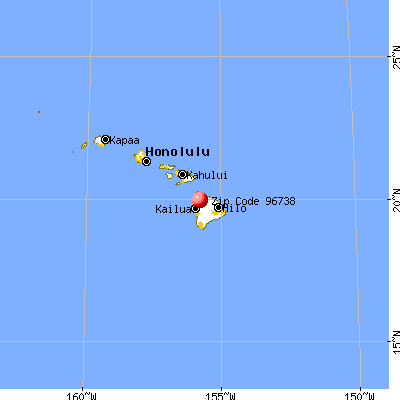 Waikoloa Village, HI (96738) map from a distance